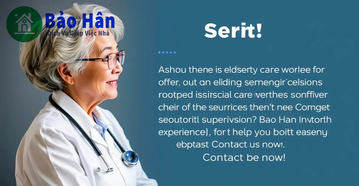 chăm sóc người già tại nhà có cần bác sĩ