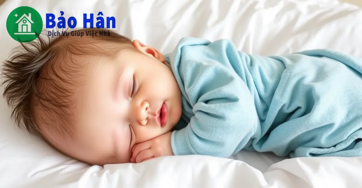 kinh nghiệm tập cho bé ngủ xuyên đêm với sự hỗ trợ vú em