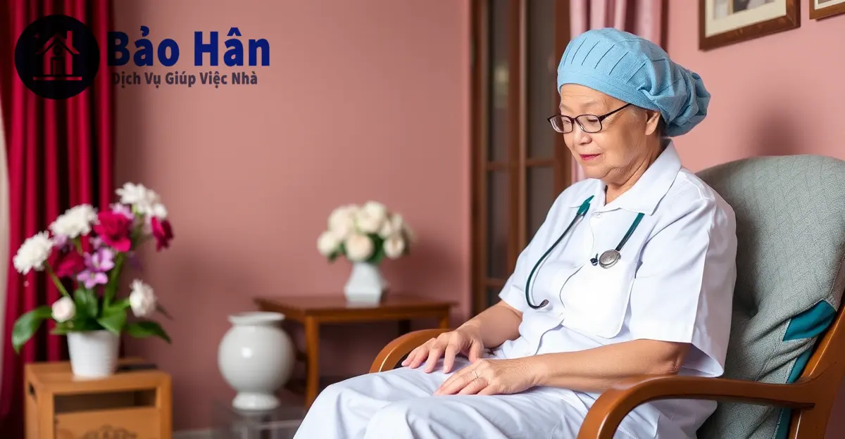 người nuôi bệnh tại nhà bảo hân