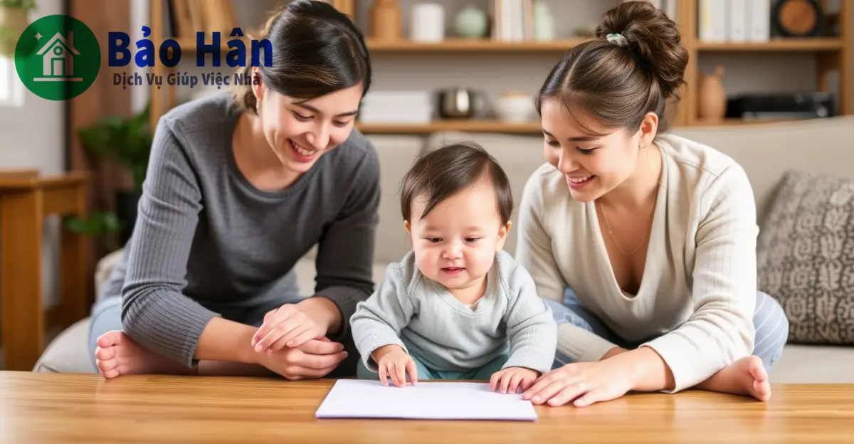 so sánh chi phí thuê vú em nội trú và ngoại trú