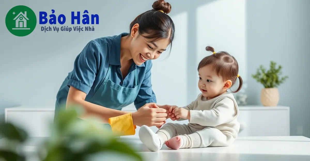 câu chuyện giúp việc nhà giúp phát hiện bé bị ngã và xử lý kịp thời