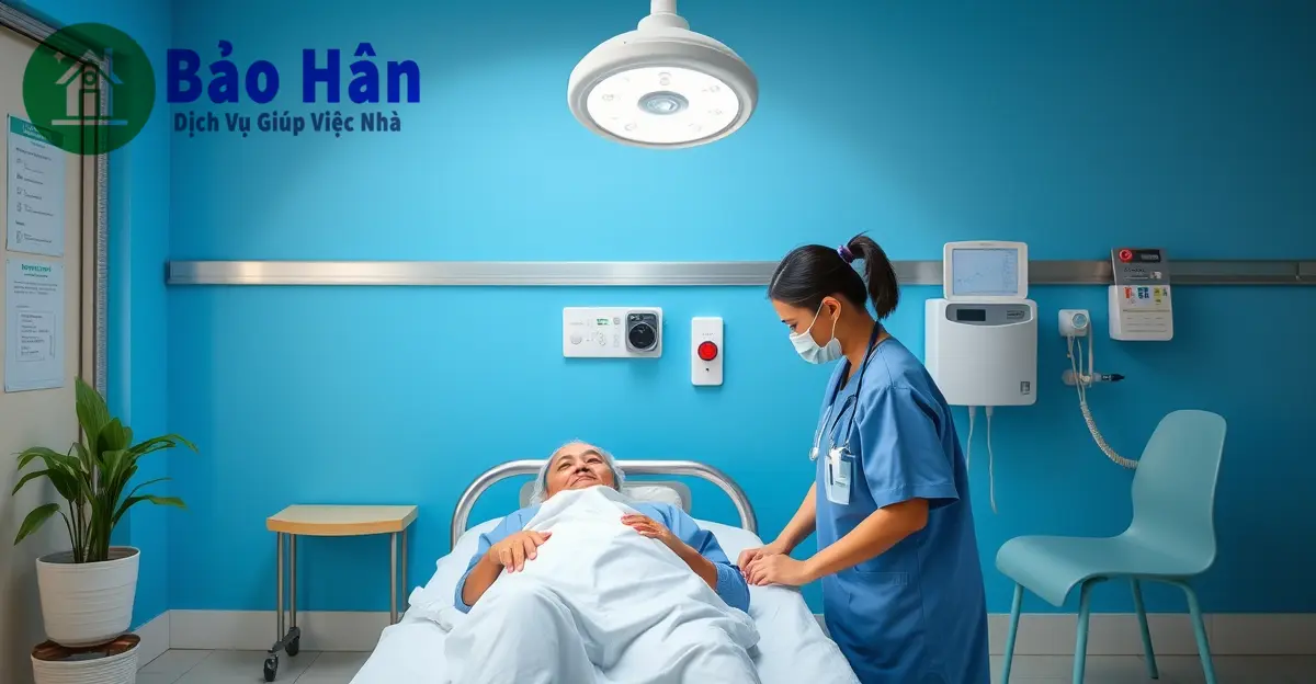 Người nuôi bệnh bệnh viện Đa Khoa Hải Phòng