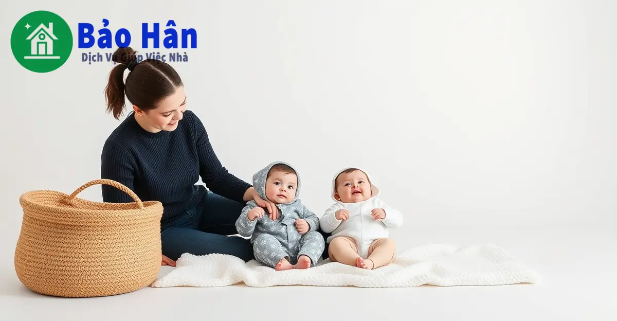 hỗ trợ chăm sóc trẻ sinh đôi hiệu quả