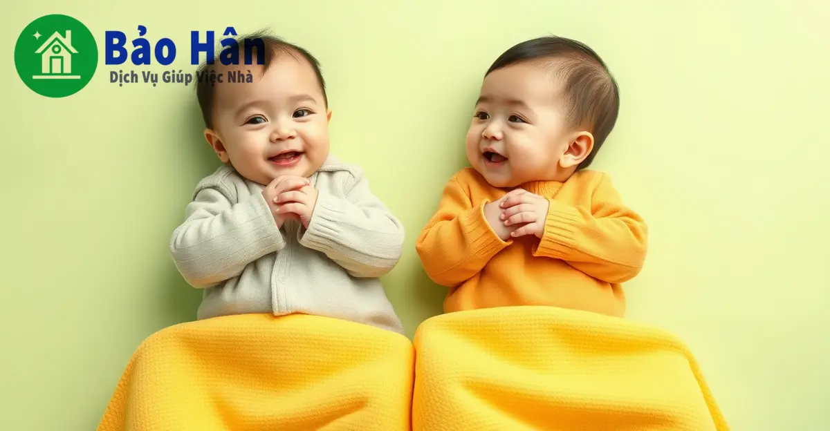 cần bao nhiêu người chăm sóc bé sinh đôi