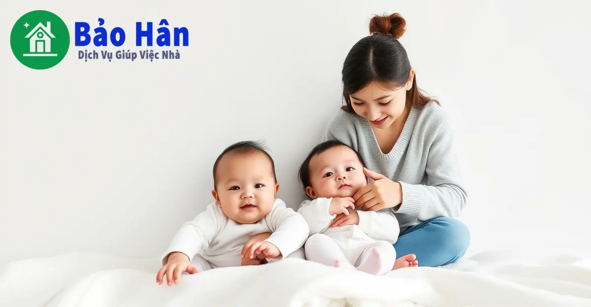 kinh nghiệm chăm bé sinh đôi cần mấy người hỗ trợ