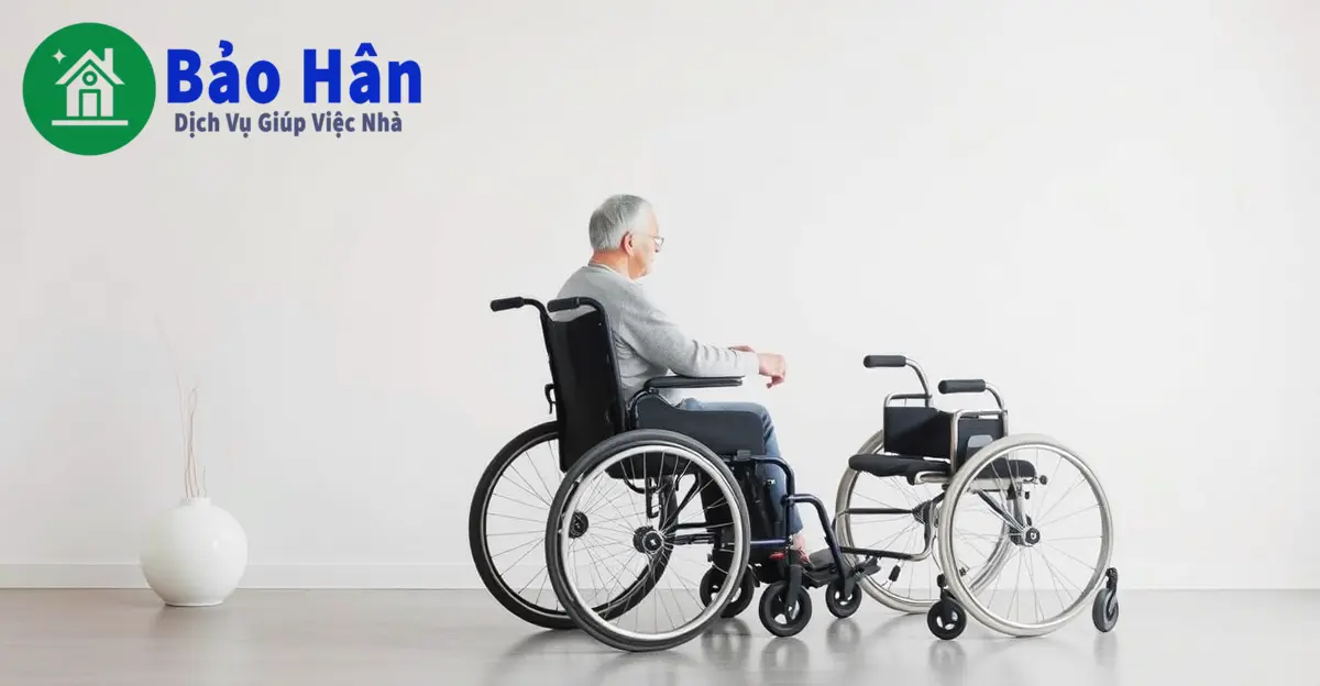 Xe lăn cho người cao tuổi