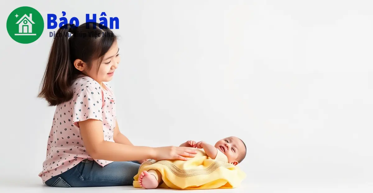 Thuê người trông bé dưới 1 tuổi TPHCM